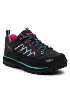 CMP Trekkingi Moon Low Wmn Trekking Shoe Wp 31Q4786 Szary - Buty trekkingowe damskie - miniaturka - grafika 1