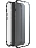 Etui i futerały do telefonów - Black Rock - Etui ze szkła 360 stopni pasuje do Apple iPhone 14 Plus I etui na telefon komórkowy, zamknięcie magnetyczne (przezroczyste z czarną ramką) - miniaturka - grafika 1