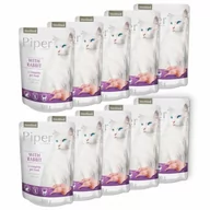 Mokra karma dla kotów - Dolina Noteci PIPER) PIPER CAT Sterelised z Królikiem Zestaw Saszetki 10 x 100g ZEST-PIP-100-10-KR - miniaturka - grafika 1