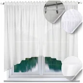 Firany - Firana z lamówką 170x400 w łuk firany gładkie gotowe duży wybór firanka - miniaturka - grafika 1