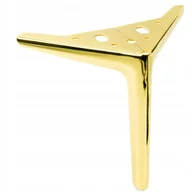 Meble modułowe i akcesoria - Noga meblowa Kotwica Elegant złoty chrom wysokość 18 cm - miniaturka - grafika 1