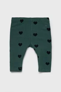 GAP legginsy dziecięce kolor zielony wzorzyste - Gap - Spodnie i spodenki dla dziewczynek - miniaturka - grafika 1