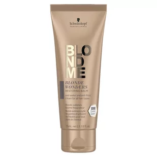 Schwarzkopf Professional Blondme Blonde Wonders Restoring Balm (75ml) - Kosmetyki do stylizacji włosów - miniaturka - grafika 1