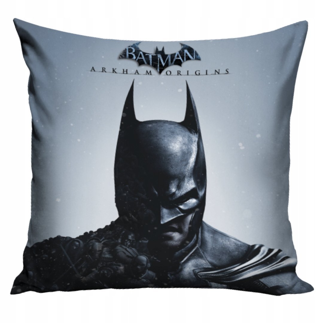 Poszewka Batman Arkham Origins Licencyjna Czarna Dekoracyjna dla Fana