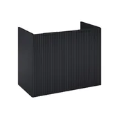 Szafki łazienkowe - Szafka pod umywalkę Nabel 2-drzwiowa 80x45.2x63.5 cm czarny mat Roca - miniaturka - grafika 1