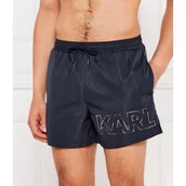 Kąpielówki męskie - Karl Lagerfeld Szorty kąpielowe | Regular Fit - miniaturka - grafika 1