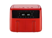 Frytkownice - SILVERCREST Frytkownica beztłuszczowa dwukomorowa Air Fryer Retro 1973 2600 W - miniaturka - grafika 1