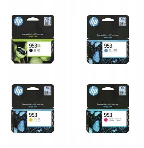 Tusz HP Komplet tuszy 953XL+953 L0S70AE+F6U12AE+F6U13AE+F6U14AE
