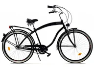 Rowery - Dallas Bike Cruiser 3spd Alu 28 cali Męski Czarny - miniaturka - grafika 1