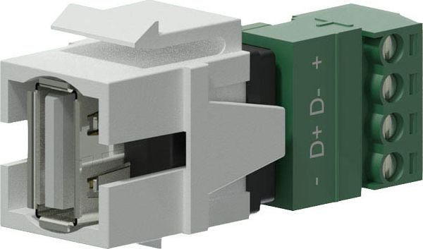 Adapter USB Procab VCK625/W USB - 4 pin Zielony VCK625/W
