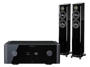 Rotel Michi X5 S2 (czarny) + Vela FS408.2 (czarny) - Zestawy stereo - miniaturka - grafika 1