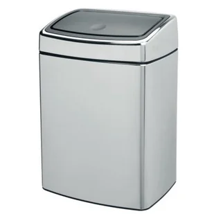 Brabantia Kosz na śmieci TOUCH BIN 611069 / 10 l / SOFT TOUCH / srebrny 8710755477225 - Kosze na śmieci - miniaturka - grafika 1