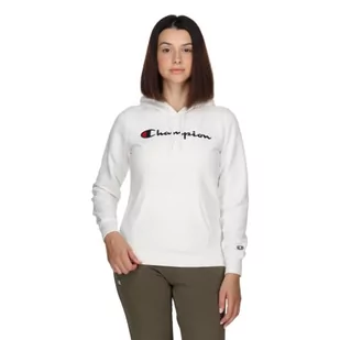 Champion Legacy American Classics W-Light Powerblend Fleece Damska bluza z kapturem, Off White, S - Bluzy damskie - miniaturka - grafika 1