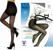 Rajstopy - Rajstopy Gatta Body Relax Medica 20den, Nero 5-xl - miniaturka - grafika 1