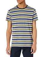 Koszulki męskie - Blend Męski T-shirt, 194024_dress Blues, S - miniaturka - grafika 1