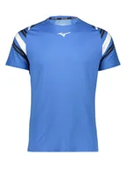 Koszulki sportowe męskie - Mizuno Koszulka sportowa "Shadow" w kolorze niebieskim - miniaturka - grafika 1