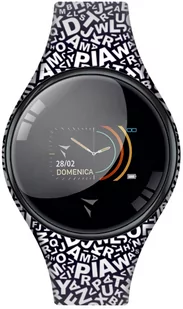 Techmade Freetime Cartoon Style Biało-czarny - Smartwatch - miniaturka - grafika 1