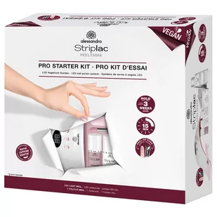 Alessandro Alessandro Striplac STRIPLAC PEEL OR SOAK STANDARD STARTER KIT VEGE - Zestawy do manicure i pedicure - miniaturka - grafika 1