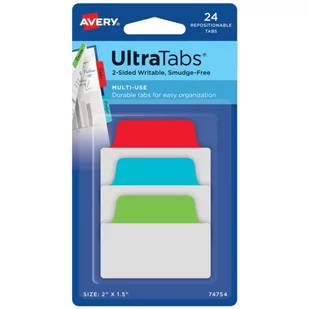 Zakładki indeksujące Avery 50,8x38,1 24 szt. - Zakładki indeksujące - miniaturka - grafika 1