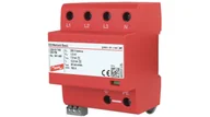 Bezpieczniki elektryczne - Dehn Ogranicznik przepięć B+C Typ 1+2 4P 12,5/50kA 1,5kV DEHNshield DSH B TNS 255 FM 941406 941406 - miniaturka - grafika 1