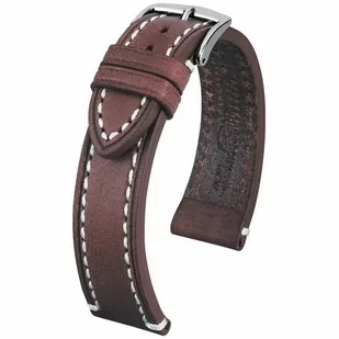 Brązowy pasek skórzany 22 mm HIRSCH Liberty 10900210-2-22 (L) RATY | GRATIS WYSYŁKA | GRATIS ZWROT DO  1 ROKU | 100% ORYGINAŁ!! - Akcesoria do zegarków - miniaturka - grafika 1