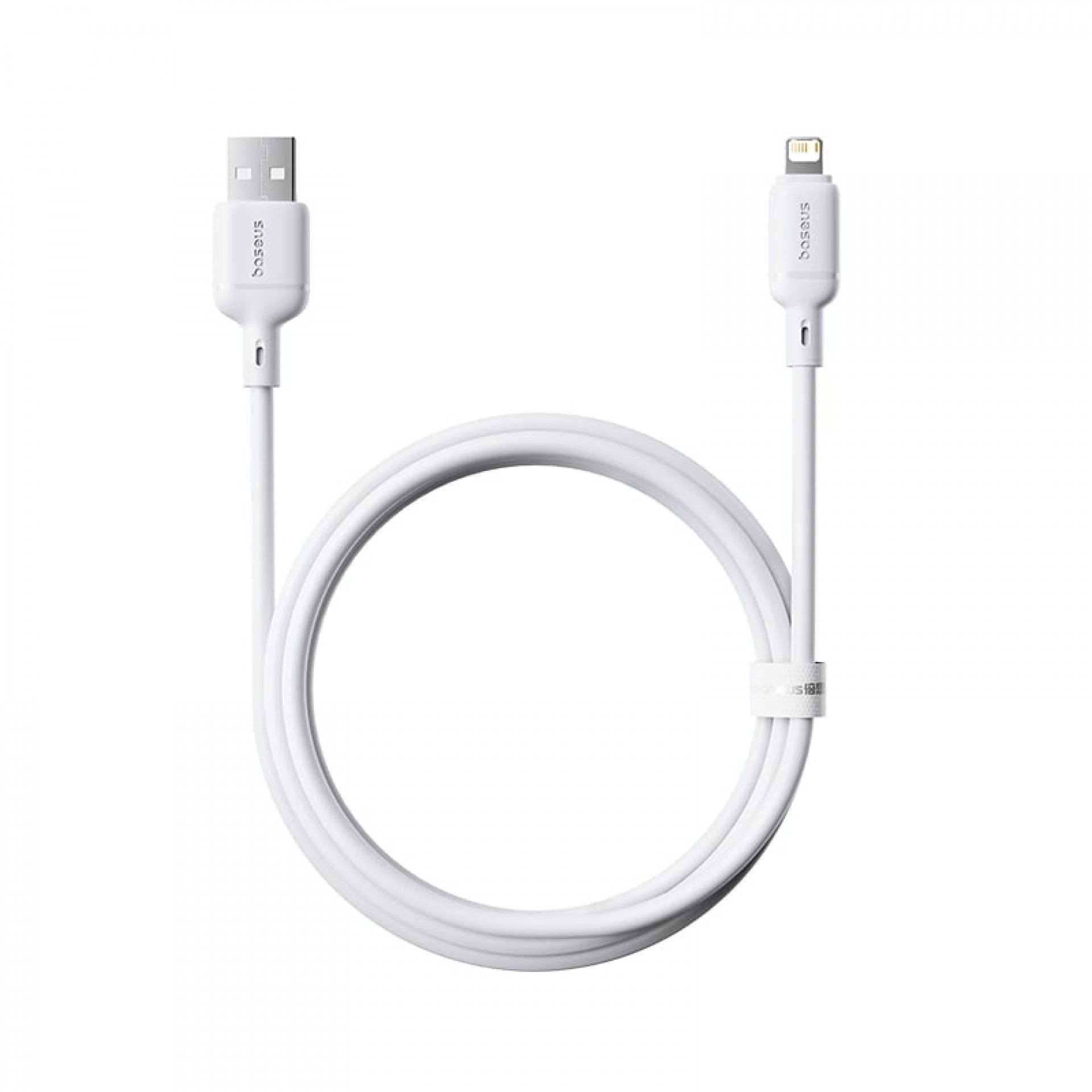 Baseus Silky Series Ladekabel USB auf iP 2.4A 1m Weiß