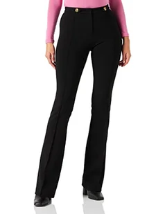 PINKO Damskie spodnie Hulk 10 materiałowe, Z99_czarne limuzyna, 41 - Spodnie damskie - miniaturka - grafika 1