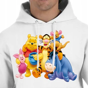 3176 Bluza Z Kapturem Kubuś Puchatek Kłapouchy Xxl - Bluzy męskie - miniaturka - grafika 1
