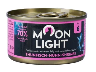 MOONLIGHT Dinner Nr 6 Tuńczyk, kurczak i krewetki - mokra karma dla kota - 80g - Mokra karma dla kotów - miniaturka - grafika 1