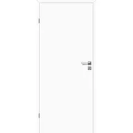 Drzwi wewnętrzne - Skrzydło drzwiowe 60L pełne biały lakierowane 2 zawiasy lewe - miniaturka - grafika 1