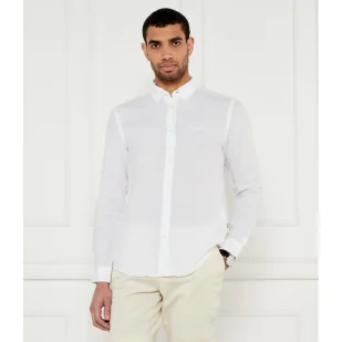 BOSS BLACK Lniana koszula H-ROAN-BD-E-C1-243 Slim Fit - Koszule męskie - miniaturka - grafika 1
