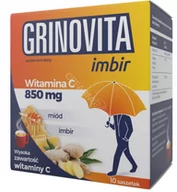 Witaminy i minerały - Natur Produkt N.P SP. Z O.O. Grinovita imbir 10 saszetek 3797581 - miniaturka - grafika 1