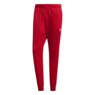 Dresy męskie - Spodnie dresowe męskie adidas Adicolor Classics SST czerwone IB1412-XL - miniaturka - grafika 1