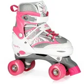 Wrotki - NILS EXTREME NQ1002 RÓŻOWO-BIAŁY ROZM. S (31-34) WROTKI NILS EXTREME - miniaturka - grafika 1