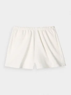 4F Spodenki dresowe damskie - białe XXL - Spodnie sportowe damskie - miniaturka - grafika 1