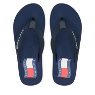Buty dla chłopców - Klapki Tommy Hilfiger T3X8-34408-0058 Niebieski - miniaturka - grafika 1