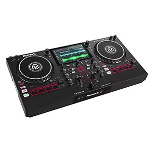 Numark Mixstream Pro - Kontroler DJ głośniki, ekran dotykowy 7, streaming przez WiFi, sterowanie inteligentnym oświetleniem, koła do skreczowania 6, 2 kanały i efekty MIXSTREAMPROXUS - Inne akcesoria dla DJ - miniaturka - grafika 1