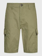 Spodenki męskie - Volcom Szorty materiałowe March A0912302 Zielony Regular Fit - miniaturka - grafika 1