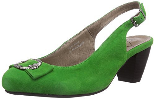 Hirschkogel by Andrea Conti 3599220199 damskie czółenka typu slingback, szary - Szara trawa zieleń 199. - 40 EU