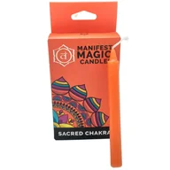 Świece - Zestaw 12 Magicznych Świec Sojowych Czakra Sakralna - miniaturka - grafika 1