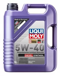 Liqui Moly Diesel Synthoil High Tech 5W40 5L - Oleje silnikowe - miniaturka - grafika 1