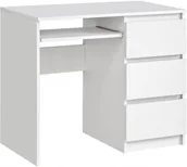 Biurka - Biurko 3 szuflady prawe Biały Mat - miniaturka - grafika 1