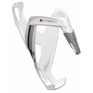 ELITE Custom Race Plus Uchwyt na bidon, white glossy/black graphic 2021 Uchwyty 252262 - Akcesoria rowerowe - miniaturka - grafika 1
