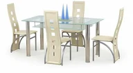 Stoły - Stół Halmar CRISTAL mleczny  - miniaturka - grafika 1