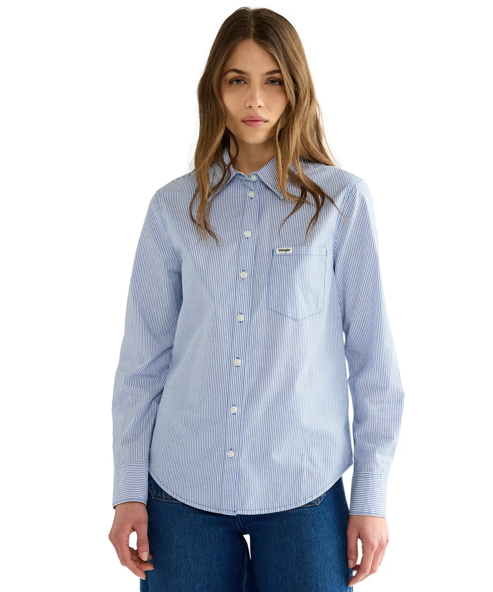 Koszula Wrangler 1 PKT SHIRT 112386758 Blue M