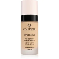 Podkłady do twarzy - Collistar Impeccabile Long Wear SPF15 podkład 1R Pink Ivory 30 ml - miniaturka - grafika 1