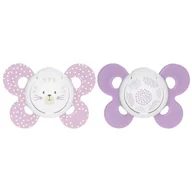 Smoczki uspokajające - Chicco Smoczek do uspokajania Physio Comfort różowy 6-12m 7491311 - miniaturka - grafika 1