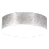 Lampy sufitowe - Britop LAMPA sufitowa NEVOA 47934802 plafon OPRAWA okrągła abażurowa loft srebrna - miniaturka - grafika 1
