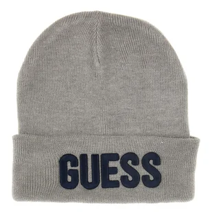 Dziecięca Czapka zimowa GUESS HAT WITH LOGO L0BZ00Z2QO0-H9C9 – Szary - Czapki dla dzieci - miniaturka - grafika 1