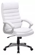 Fotele i krzesła biurowe - Fotel obrotowy biurowy q-087 biały krzesło - miniaturka - grafika 1
